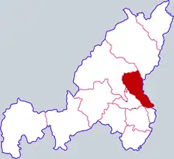 Jia County in Yulin