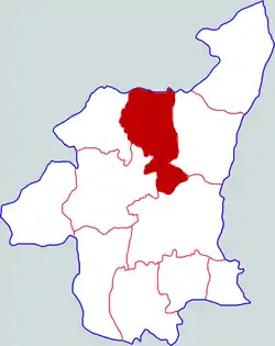 Location in Weinan