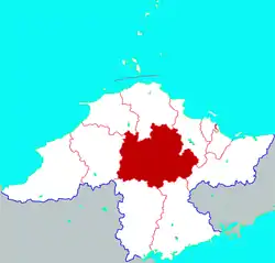 Location in Yantai