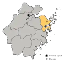 Ningbo City in Zhejiang