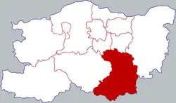 Location in Zhengzhou