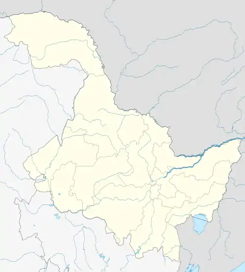 Hedong is located in Heilongjiang