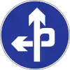 Proceed straight and turn left via ramp of Cloverleaf interchange