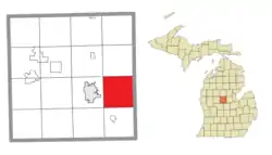 Location within Isabella County