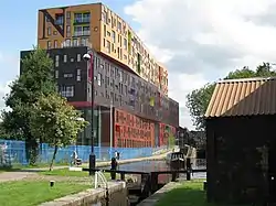 Chips, New Islington and Lock 2 on the Ashton Canal