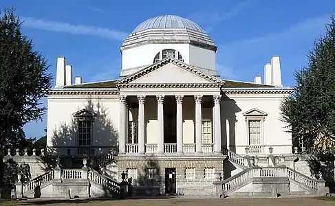 Chiswick House Entrance Front