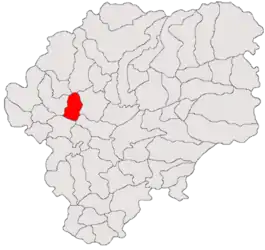 Location in Bistrița-Năsăud County