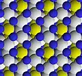 Chlorite structure viewed along [001] showing pseudohexagonal structure