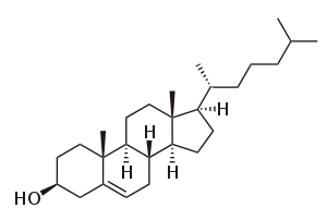 Cholesterol, another terpene natural product, in particular, a steroid, a class of tetracyclic molecules (non-aromatic).