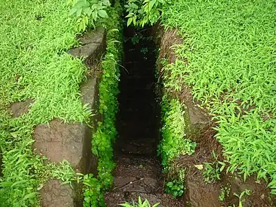 Secret escape route, Sudhagad fort