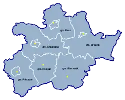 Division into gminas