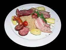 Alsatian Choucroute garnie