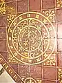 Christ Church, Welshpool. Chancel floor tiles