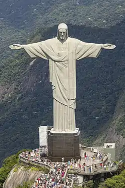 Christ the Redeemer, the most famous icon in Rio de Janeiro, Brazil