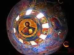 Dome in Saint Jovan Bigorski Monastery Complex near Rostuša, Debar Region