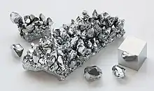 Image: Chromium crystal bar