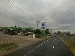 Rural road in Chumphon Buri in 2013