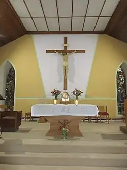 Altar in St Mary's Church, Cranny