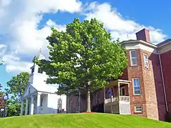 First Presbyterian Church and village hall