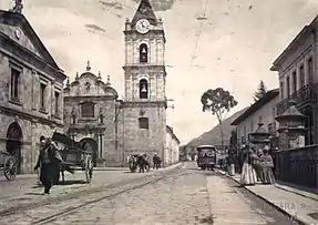 Church of San Francisco in 1906.