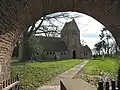 Through the lychgate