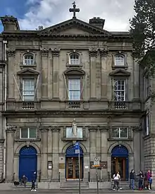 The Franciscan Church of the Immaculate Conception in Dublin, popularly known as Adam & Eve's, referred to in the opening of Finnegans Wake