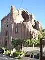 The ruined Armenian Church of the Red Gospel