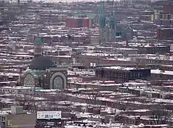 Mile End seen from Mount Royal.