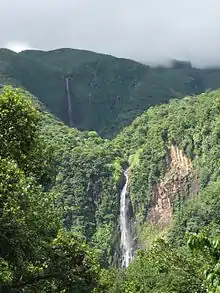 The Carbet waterfall, in Capesterre-Belle-Eau