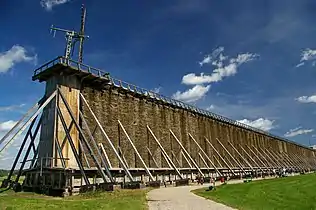 Graduation towers in Ciechocinek