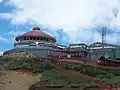 View of the rotating cafeteria on top of Cerro Otto