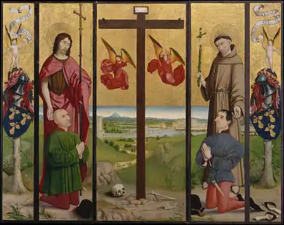 Circle of Nicolas Froment,  The Pérussis Altarpiece, The Metropolitan Museum of Art