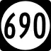 State Route 690 marker