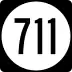 State Route 711 marker