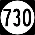 State Route 730 marker