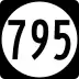 State Route 795 marker