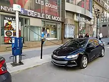 Car charging curbside