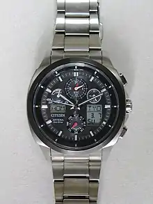 Citizen Attesa Eco-Drive ATV53-3023 analog-digital chronograph with 4 area Radio Controlled reception (North America, Europe, China, Japan)