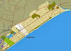 Location of Lagomar in Ciudad de la Costa