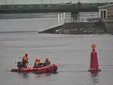 Civil Defence training in the River Shannon, Limerick