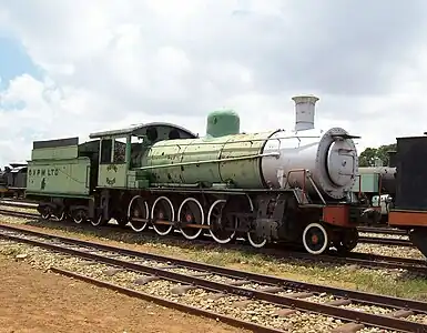 Ex SAR Class 8DW no. 1211, GVPM Puffing Duggie, Chamdor, 2 February 2009