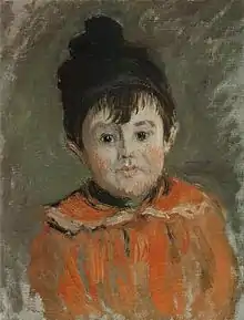 Claude Monet:Michel Monet Wearing a Bobble Hat, 1880