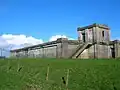 The old water tank above Langholm Farm.