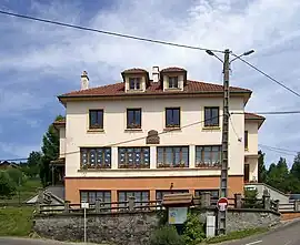 Town hall and school