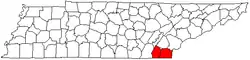 Map of The Ocoee Region