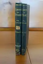 Volume 1 (1878) containing books I-III and Volume 2 containing book IV (1887) of Clifford's "Elements of Dynamic"