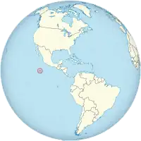 Location of Clipperton Island