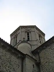 The tower of the church