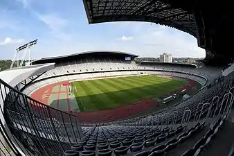 View from the upper tier of Cluj Arena's main stand (II)