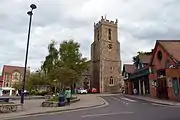 Market Hill and St Mary the Virgin Church